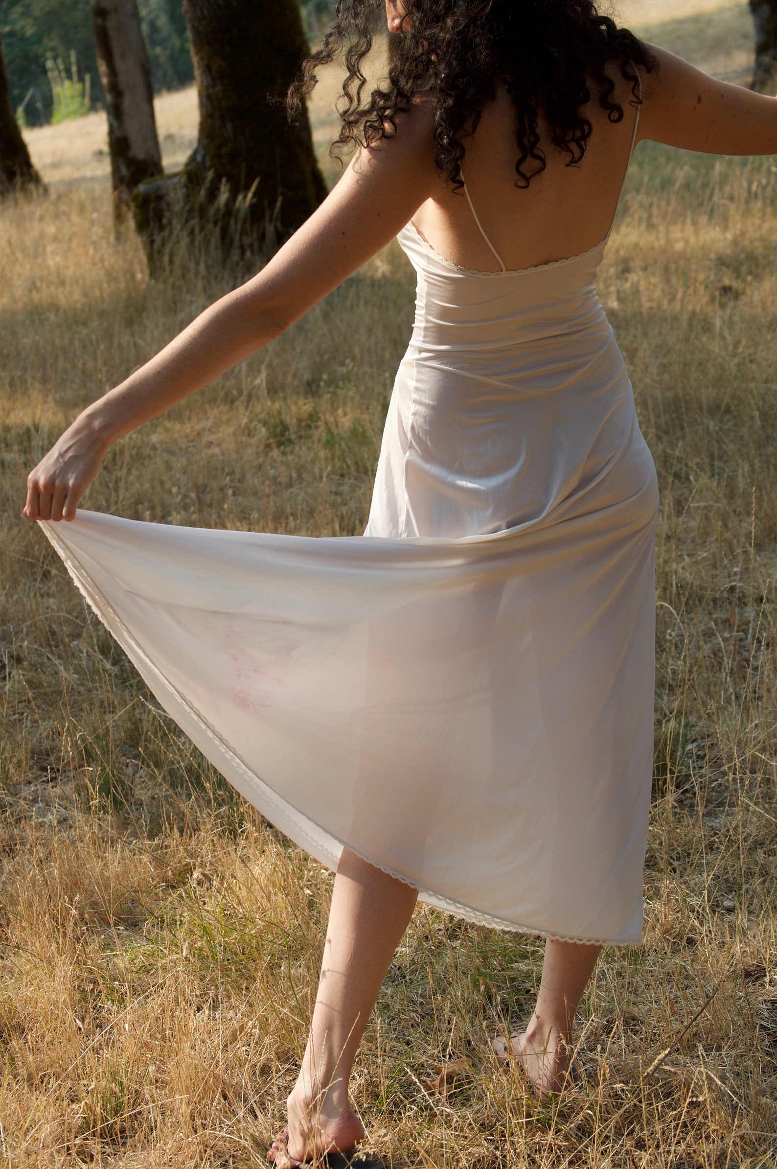 Sexy White Vintage Semi Sheer Lace Bodice Princess Negligee Etsy