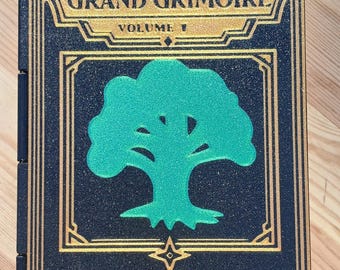 Deck Box Book | Grand Grimoire Vol V Green | Magic The Gathering Commander