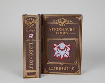 Strixhaven Codex | Lorehold| NFC Tag| Deck Box Book | Magic The Gathering Commander