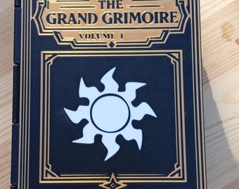 Deck Box Book | Grand Grimoire Vol I White | Magic The Gathering Commander