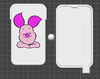 Diamond Dot Tray | STL File for 3D Printing | Piglet Inspired | Digital Download