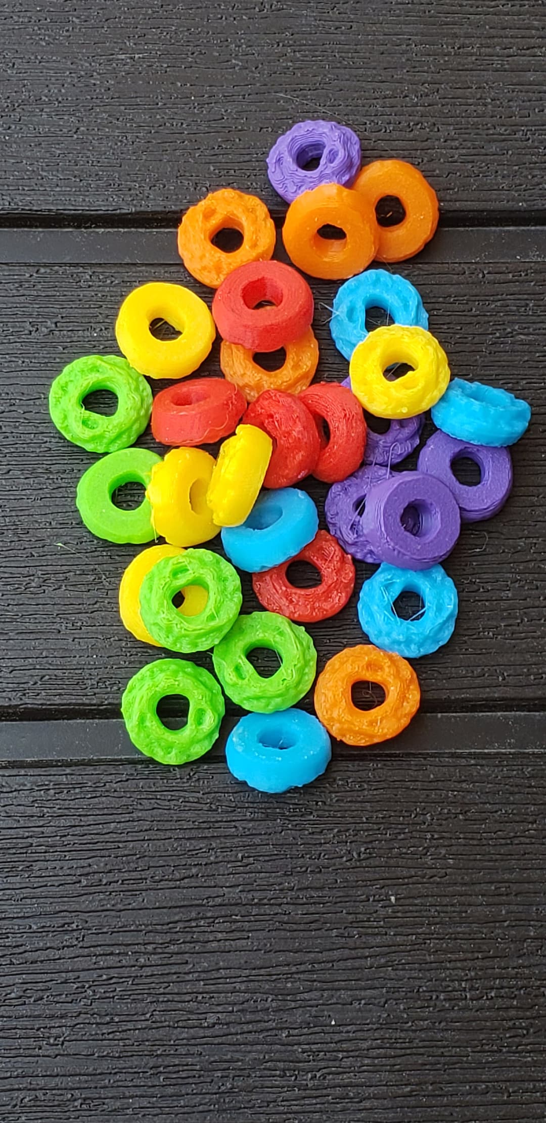 Faux Fruity Loops Pieces Tumbler Lid Topper Insert Custom Fake Food Elf