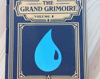 Deck Box Book | Grand Grimoire Vol II Blue | Magic The Gathering Commander