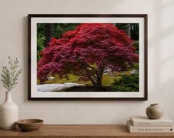 Japanese Maple Tree cross stitch pattern PDF