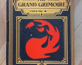 Deck Box Book | Grand Grimoire Vol IV Red | Magic The Gathering Commander