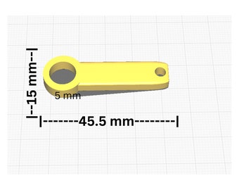 Charm Straw Topper Attachment: 3D Printing STL File (8mm-9.5mm) (Digital Download)