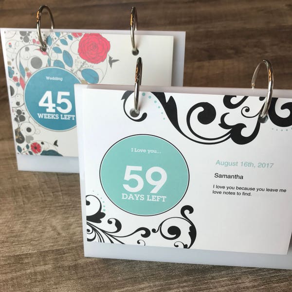 Shop Wedding Countdown Etsy