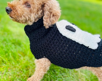 Halloween Sweater for Pet, Crochet Pet Sweater, Unique Pet Sweater, Halloween Sweater, Crochet Dog Sweater, Crochet Pet Sweater, Crochet Top