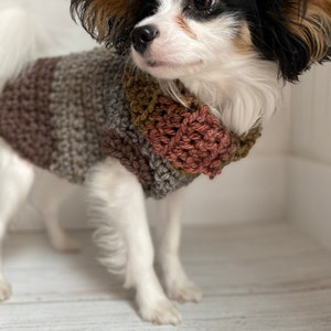 Crochet dog sweater, Crochet dog jumper, Crochet pet sweater, Crochet pet jumper, Crochet sweater, Crochet jumper, Crochet Pet Clothing image 5