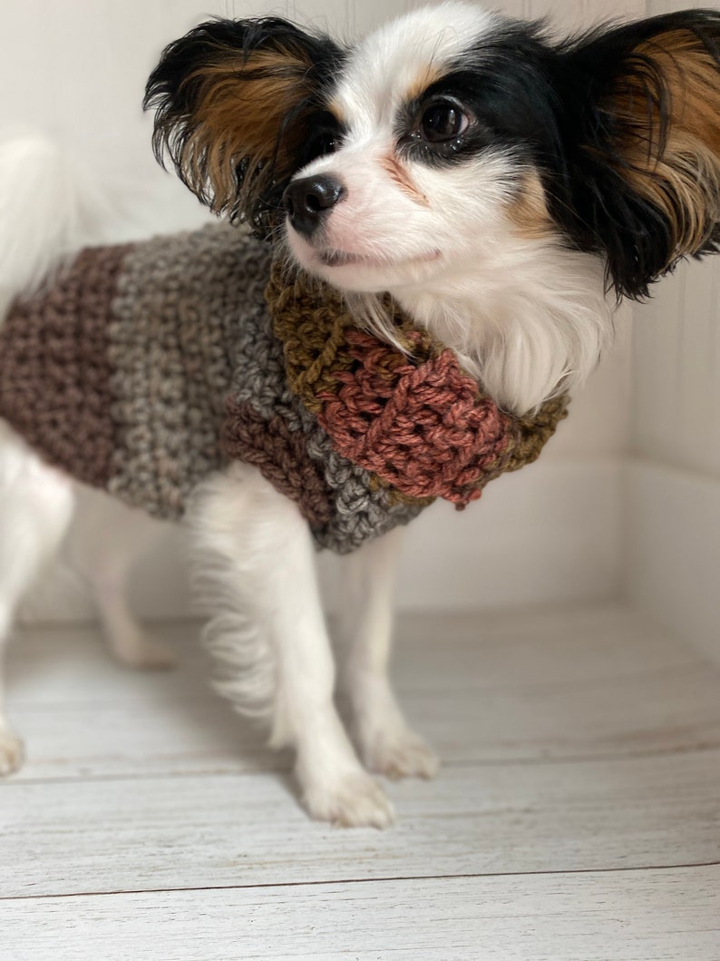 Crochet dog sweater, Crochet dog jumper, Crochet pet sweater, Crochet pet jumper, Crochet sweater, Crochet jumper, Crochet Pet Clothing image 5