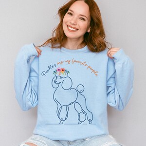 Poodle Mom Crewneck Sweatshirt: Cozy Dog Lover Gift