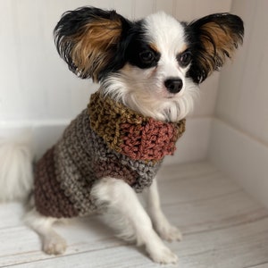 Crochet dog sweater, Crochet dog jumper, Crochet pet sweater, Crochet pet jumper, Crochet sweater, Crochet jumper, Crochet Pet Clothing image 1