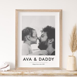 Personalised Custom Made Use Your Own Photo Gift Framed Art Wall Decor Family Poster Print