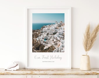 Grande Collage D Foto D Famgla Con Luce LED, Cornc N Legno