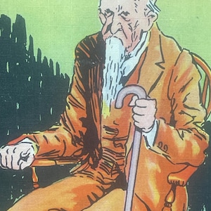 OH18G, Vintage, Cartão Postal de Humor Antigo, Meus Únicos Arrependimentos, Velho Homem Com Bengala, EUA