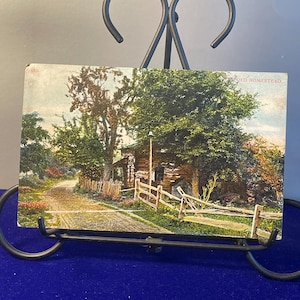 AG150G, Vintage Fine Arts Postcard, Fine Arts Painting, The Old Homestead, Germany