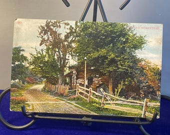 Vintage "The Old Homestead" Postcard, German Fine Art, 1914, AG150G