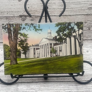 HC71G, vintage, VIRGINIA, handgekleurd, ansichtkaart, Washington And Lee University, Lexington, Alberttype