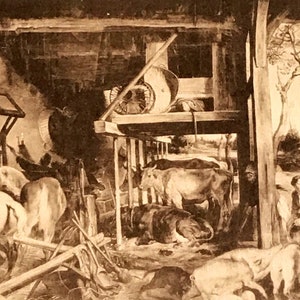 Antike Kunstpostkarte, Kunstmalerei, L Enfant prodigue, von Künstler Sir Peter Paul Rubens