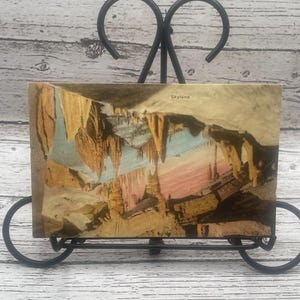 HC65G, Vintage handkolorierte Postkarte, SKYLAND, Endless Caverns, New Market, VA, Alberttype,