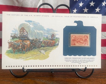 Geschichte der US Mint Briefmarken, herausgegeben am 14. August 1948, Oregon Territory wird gegründet, Ausgabe der Postmasters of America