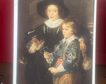 Vintage "The Sons Of The Painter" Postkarte von Rubens, AG21G