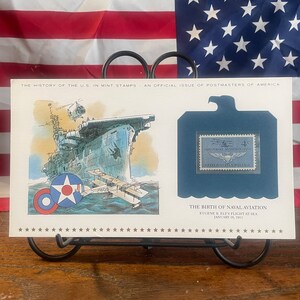 Geschiedenis van de Amerikaanse muntzegels, uitgegeven in 1961, de geboorte van de marineluchtvaart, uitgave van postmeesters van Amerika
