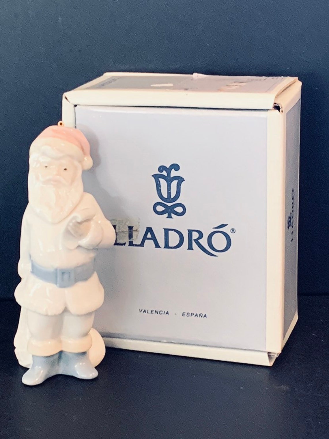 LLADRO 1991 Christmas Tree Ornament Santa Claus Figure Toys Etsy