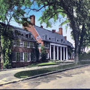 HK3, Vintage Hand Coloriert, Massachusetts, Postkarte, Andover Inn, Andover, Massachusetts, Alberttype