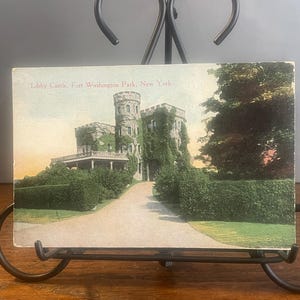 VW69G, Vintage, NUEVA YORK, Vista, Postal, Castillo de Libby, Fort Washington Park, Success Postal Card Co Pub