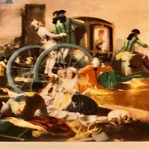 Carte postale antique des Beaux-Arts, Peinture d’art, Le potier, El cacharrero, Par l’artiste Goya