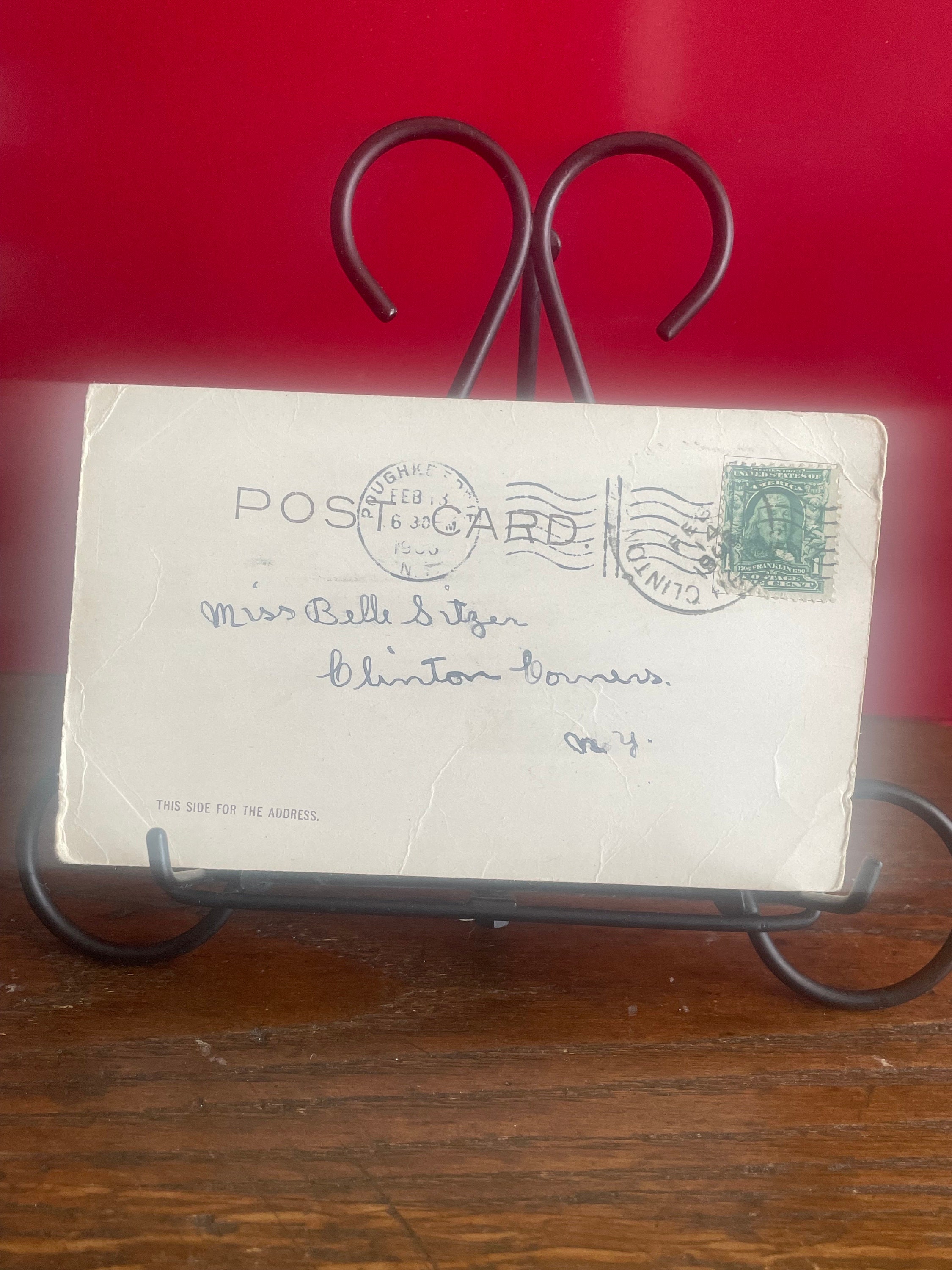 GT62G, Antique, Greetings Postcard, A Token of True Love