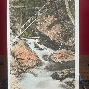 HC43G, Vintage Handkolorierte Postkarte, Der Untere Canyon, Bushkill Falls, Der Niagara Von Pennsylvania, Albertype