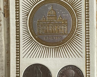 Antique Souvenir Booklet, Citta Del Vaticano, Postage Stamps