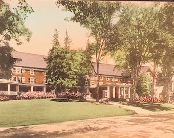 Vintage Hand Colored Postcard: The Berkshire Inn, Massachusetts, HC26G