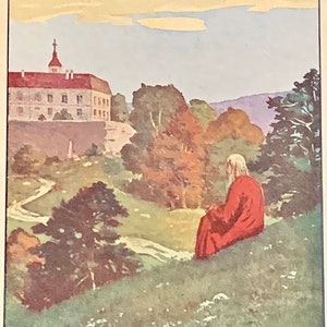 Cartes postales des beaux-arts antiques, peinture d’art, Ritter Toggenburg, Johann Christoph Friedrich Schiller