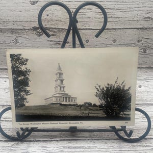 VW84G, ALEXANDRIA, Virginie, vue vintage, carte postale, le George Washington Masonic National Monument