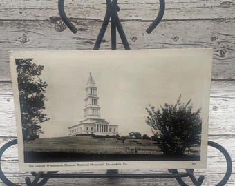 VW84G, ALEXANDRIA, Virginia,Vintage View, Postcard, The George Washington Masonic National Monument