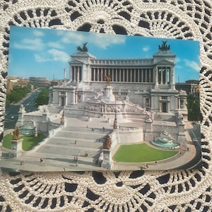 VW67G, ITALI, Vintage, Ansichtkaart, Altaar van de Natie, Rome, Uitzicht, Ansichtkaart, Fotocolor