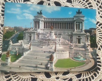 VW67G, ITALY, Vintage, View, Postcard, Altar Of The Nation, Roma, Fotocolor