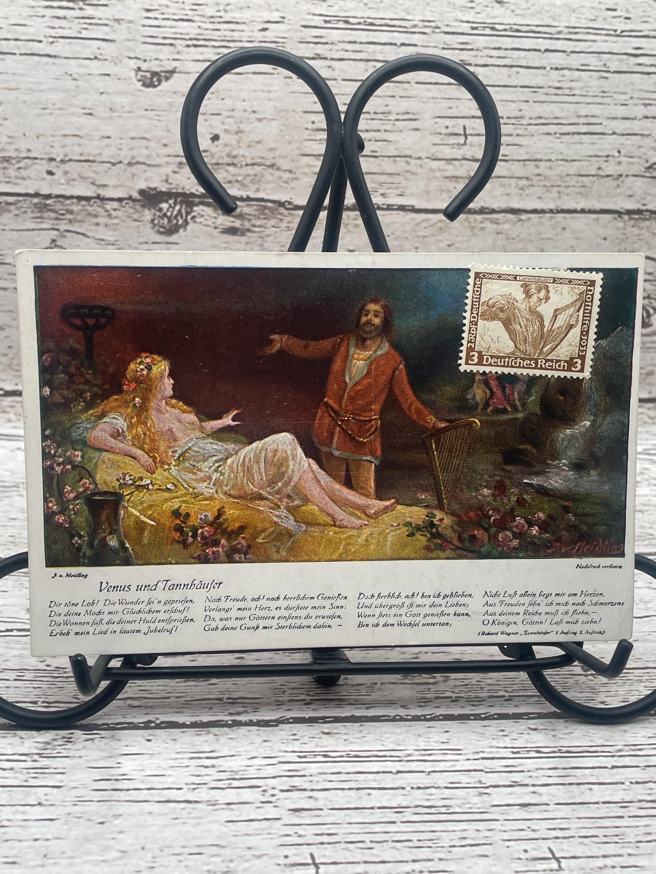 ビアズリー「タンホイザー（ワーグナー）」リトグラフ、額装、挿絵