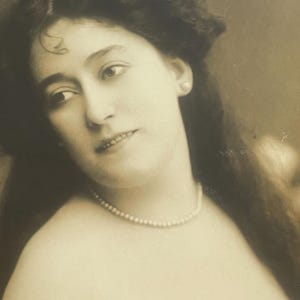 PO21G, Antigüedad, Retrato, Postal, Marguerite Broadfoote, Actriz, Cantante