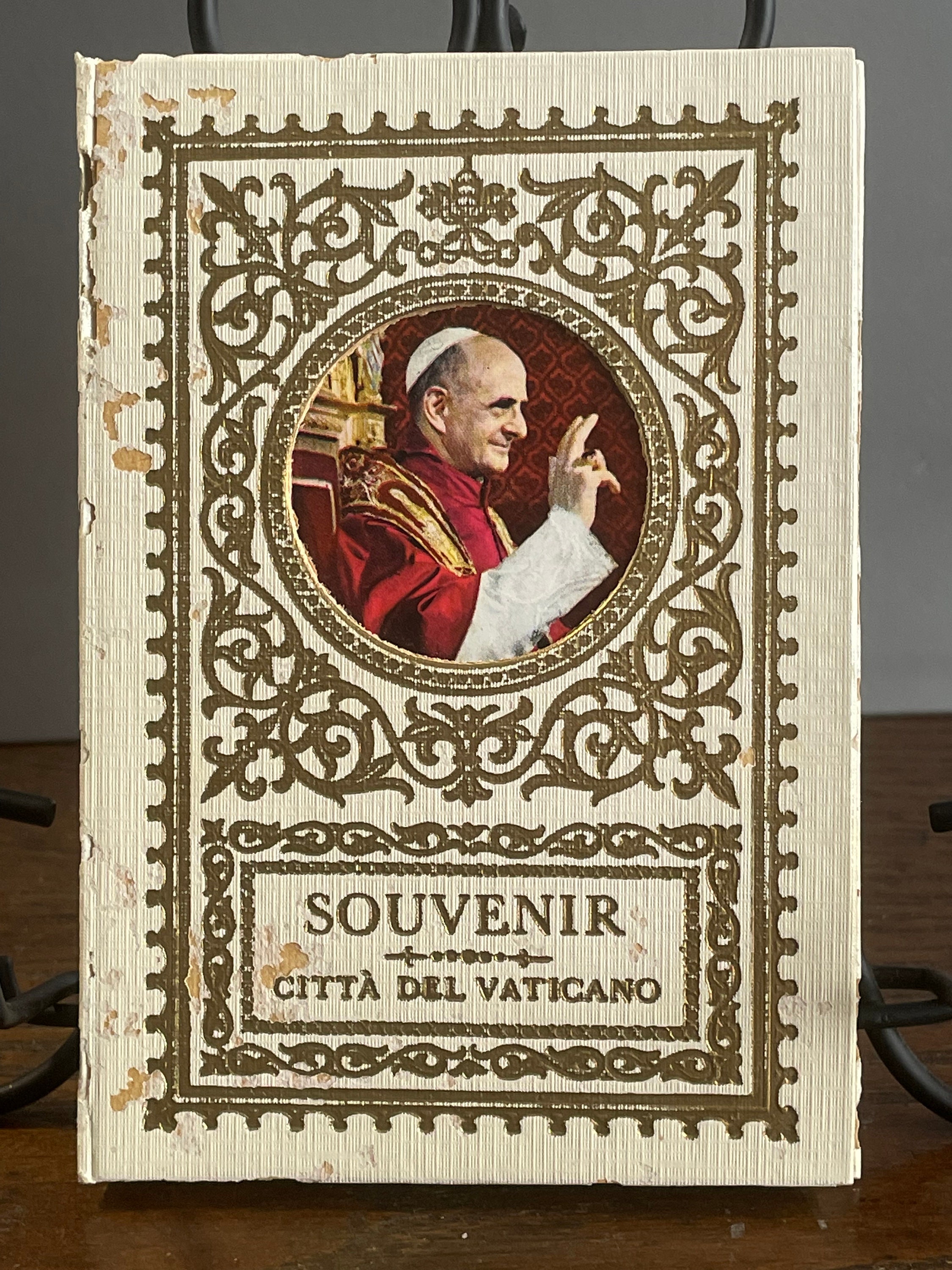 CITTÀ DEL VATICANO 未使用はがき Antique Souvenir Booklet, Citta Del Vaticano, Postage Stamps