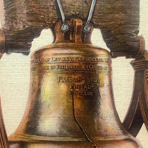 VW113G, vintage View, carte postale, PHILADELPHIE, Pennsylvanie, Liberty Bell, Independence Hall, publication ColourPicture, États-Unis