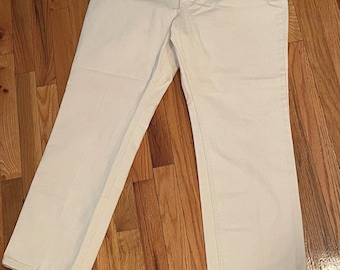 Vaqueros crema talla 18