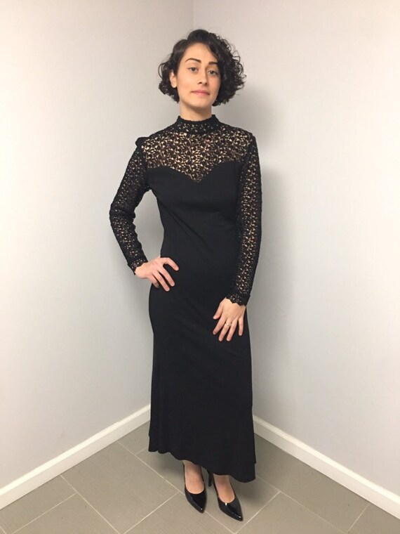 Handmade Black Sexy Crochet Dress - Etsy