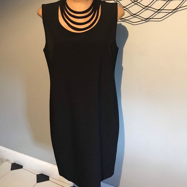 Dianne von Freudenberg Black Little Dress size 10