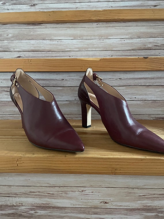 Cole Haan Womens Pointed Toe Dress Boots Ankle High Heel 3" Burgundy, Size 8 - Etsy Canada Cole Haan Womens Pointed Toe Dress Boots Ankle High Heel 3" Burgundy, Size 8 - Etsy Canada