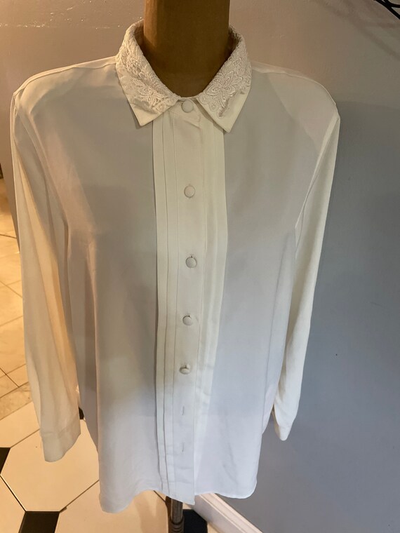 Alfred Dunner silky blouse size 12 - image 5