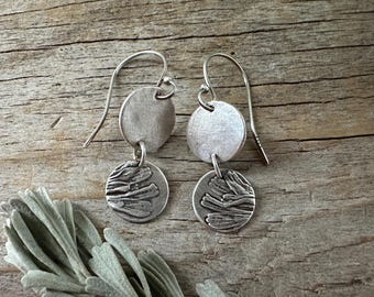 Sagebrush Leaf Earrings: Botanical, recycled silver, made for adventure